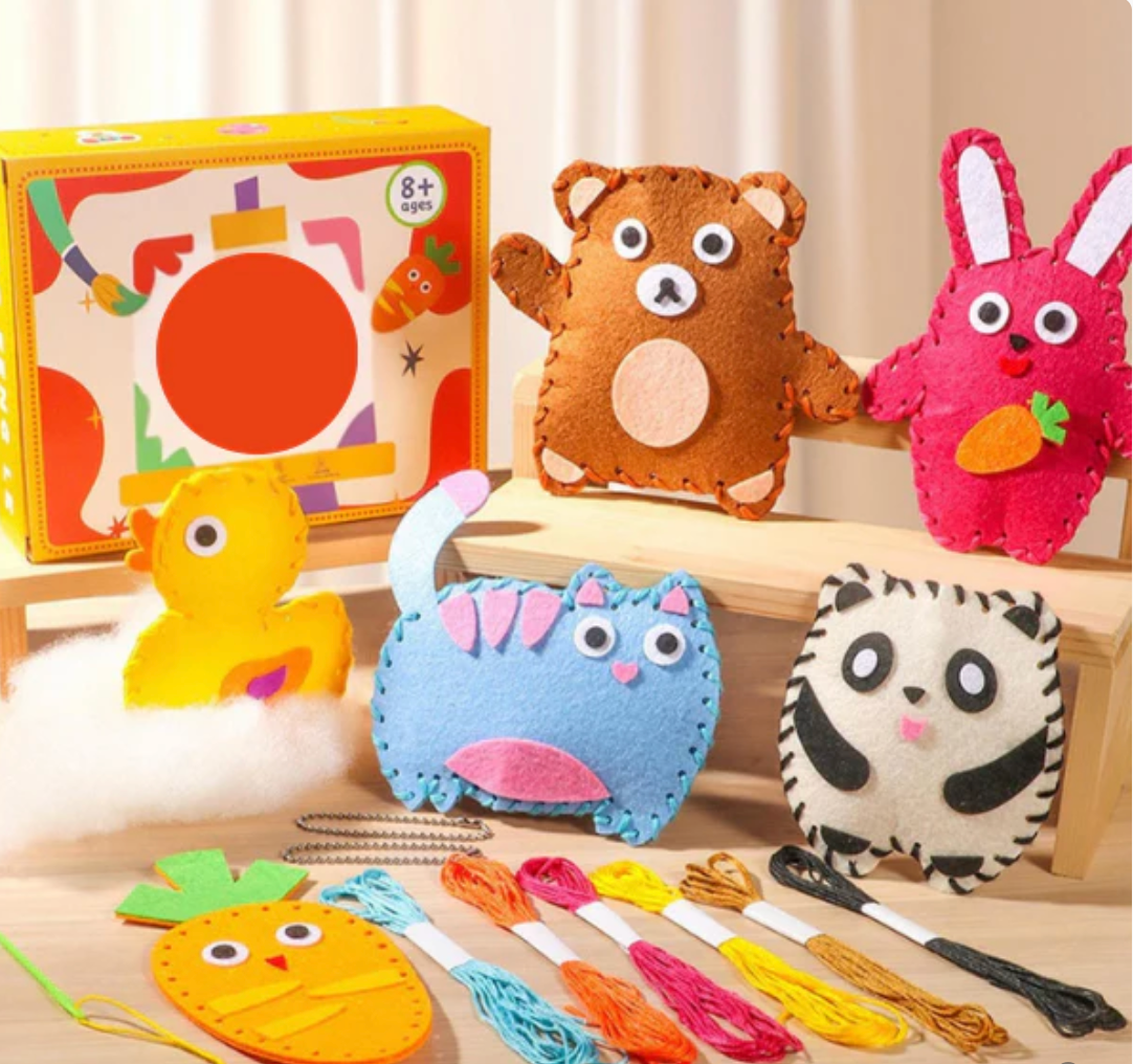 Set 6 Papusi De Cusut Pentru Copii - AnimalPlush