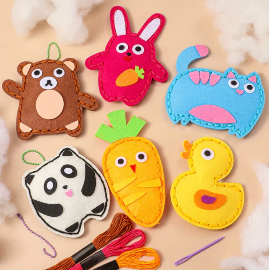 Set 6 Papusi De Cusut Pentru Copii - AnimalPlush