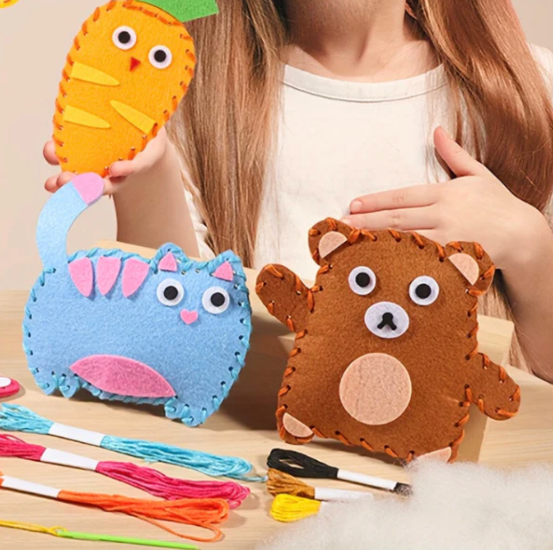 Set 6 Papusi De Cusut Pentru Copii - AnimalPlush