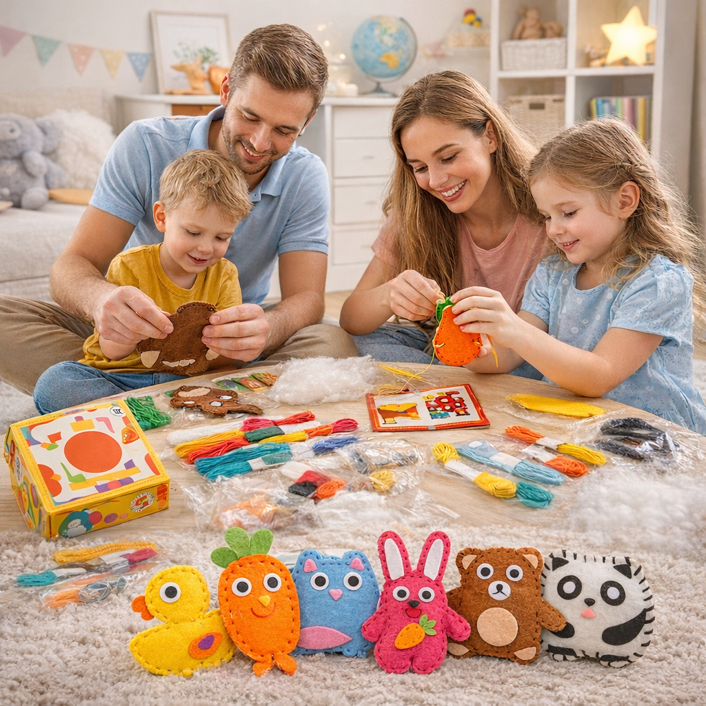 Set 6 Papusi De Cusut Pentru Copii - AnimalPlush