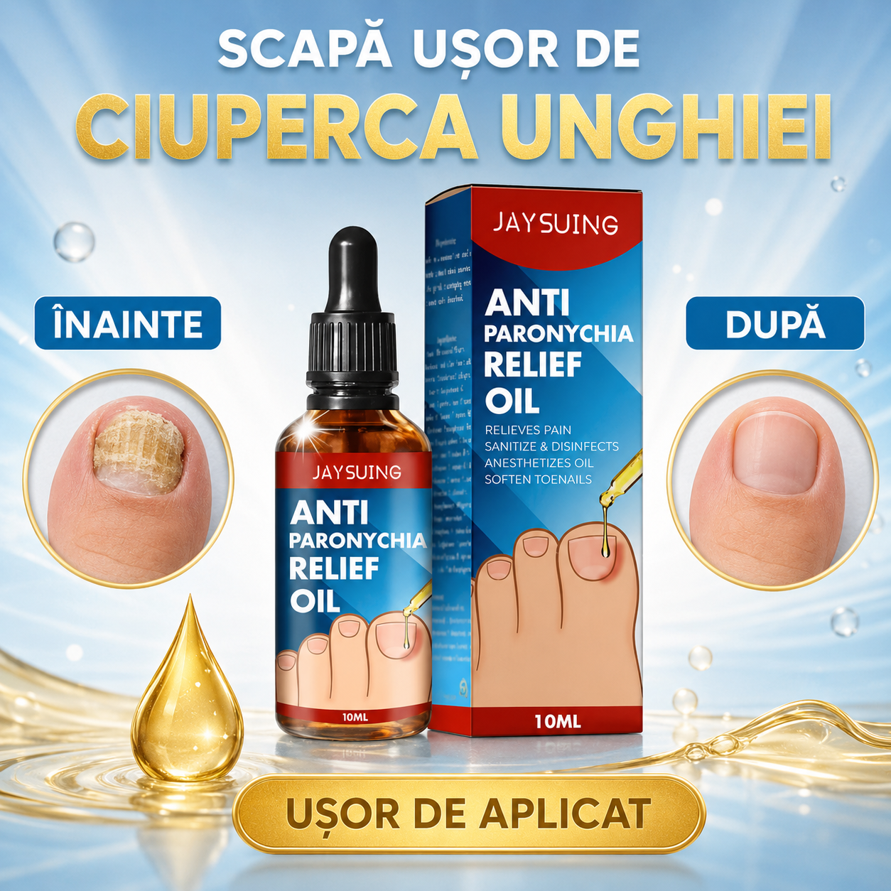 Ulei Antifungic - CleanFeet™