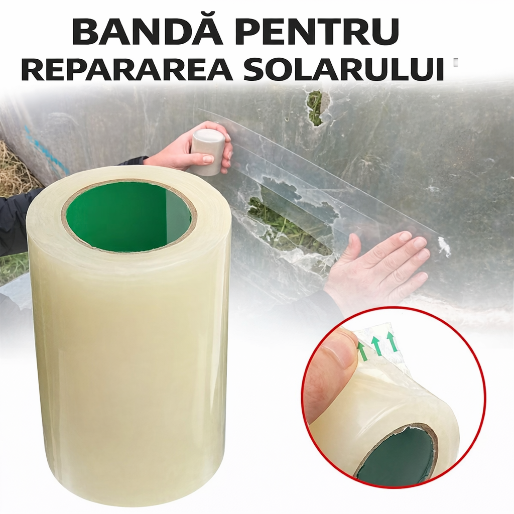 Banda Adezivă Reparare Solar / Seră