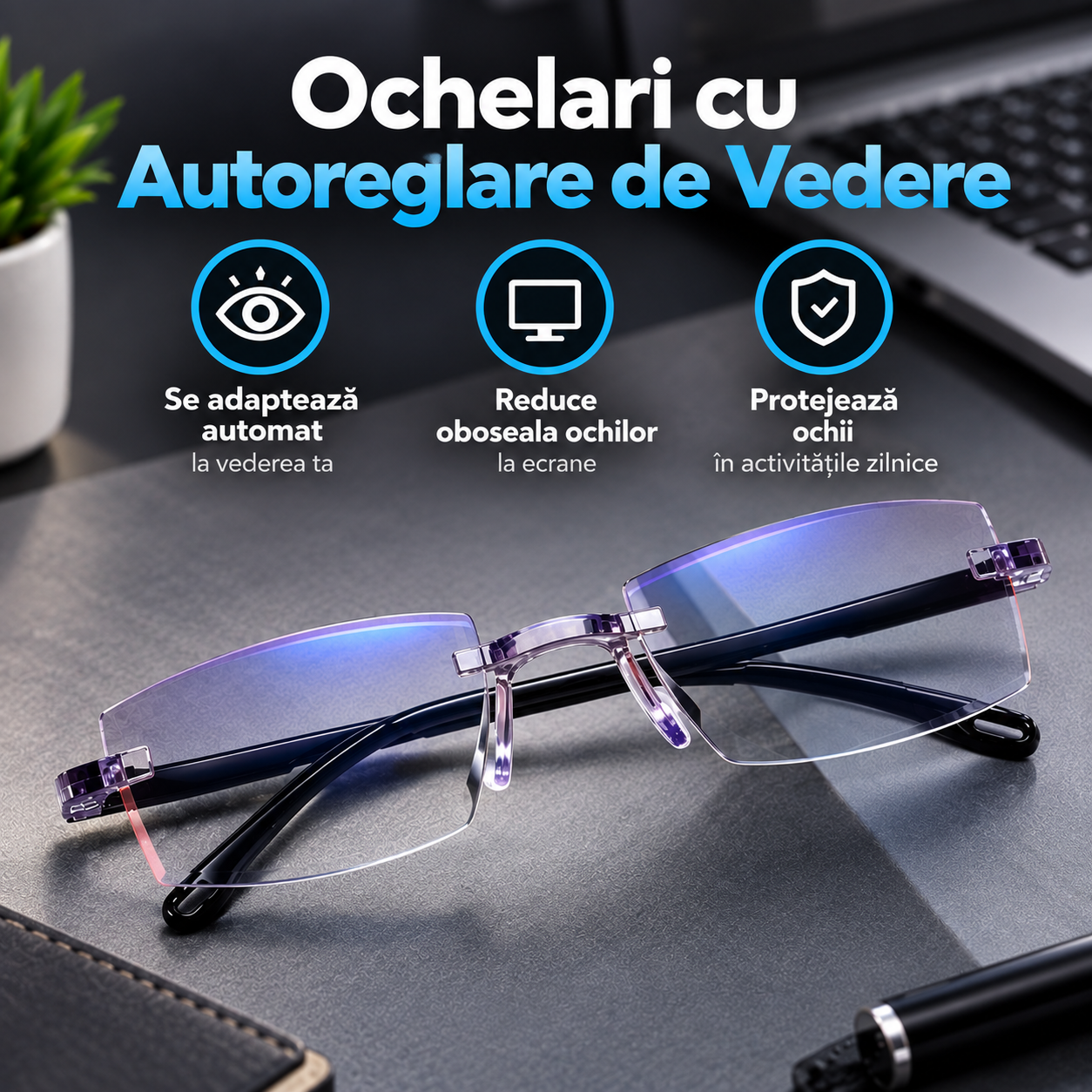 Ochelari de Vedere cu Autoreglare