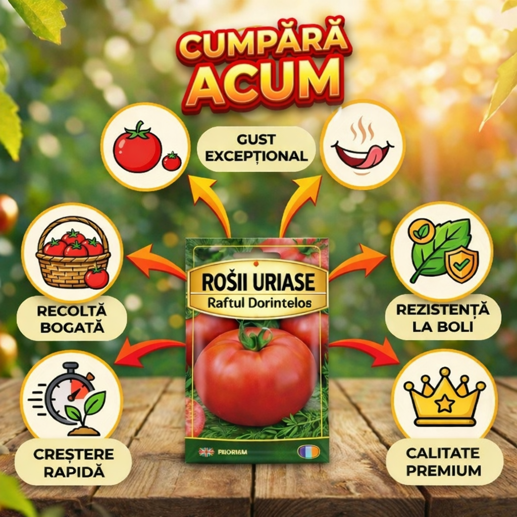 Seminte Rosii Gigant - Premium