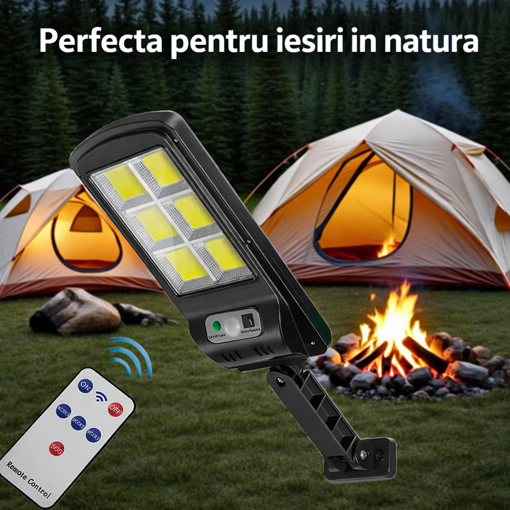 Lampa Stradala Solara Pro , Senzor de Miscare + Telecomanda