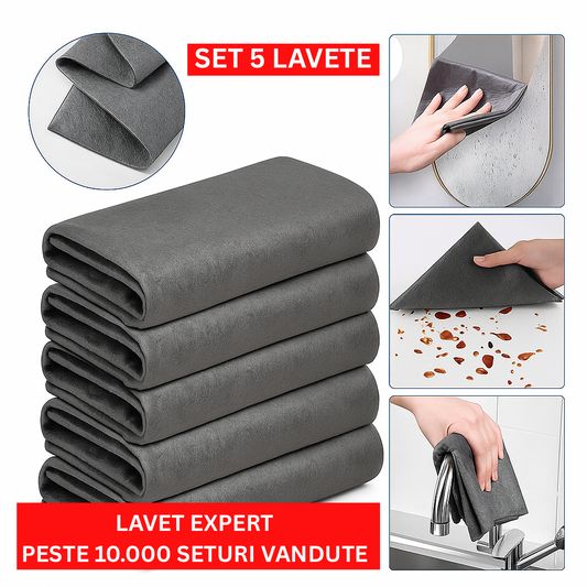 5/10/15 x Laveta magica LavetExpert™ pentru orice suprafete