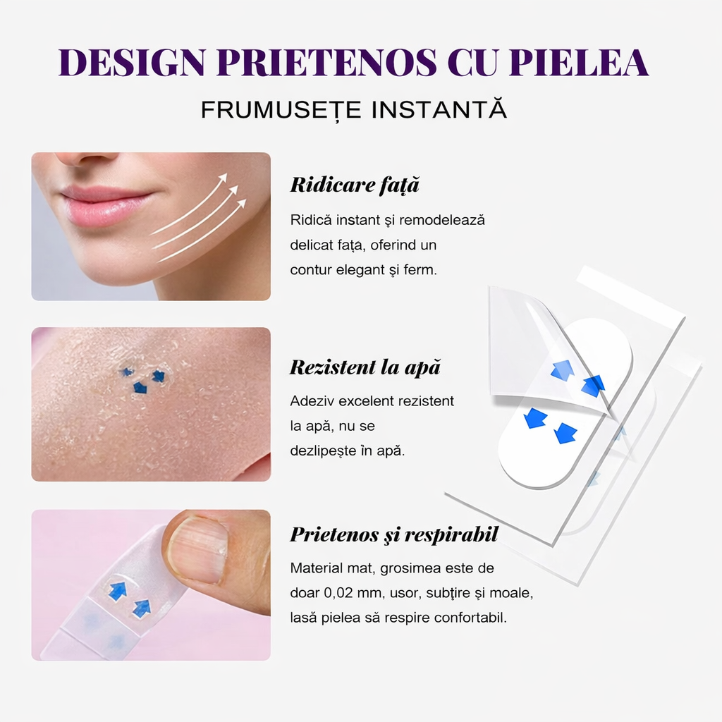 Plasturi pentru lifting facial - Natural Lift™